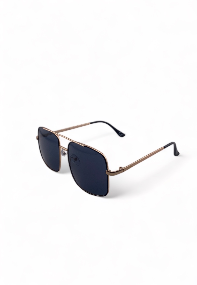 2.5 NVG Women's Aviator Frame Black Metal UV Protection Sunglasses SUNSC2510902