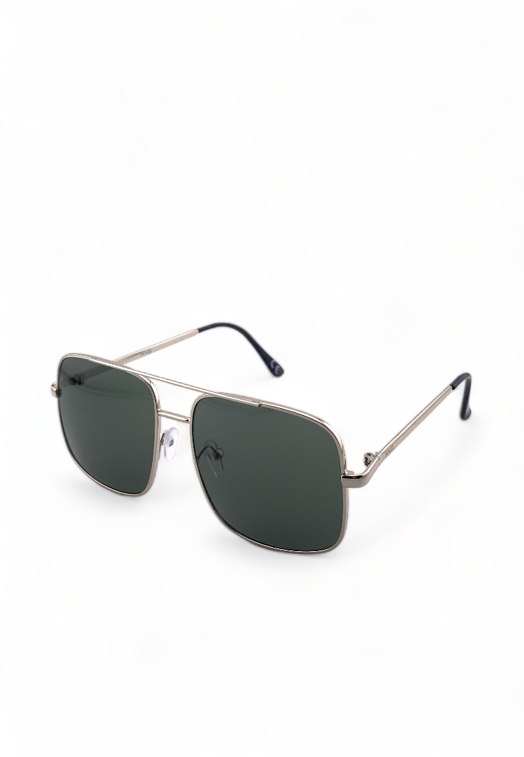2.5 NVG Women's Aviator Frame Silver Metal UV Protection Sunglasses SUNSC2501213