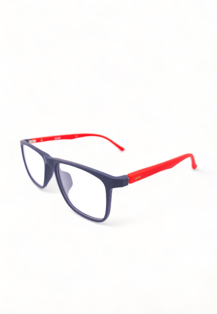 2.5 NVG OPH Men's Rectangle Frame Black Plastic Optical Frame with Demo Lens OGSC10110