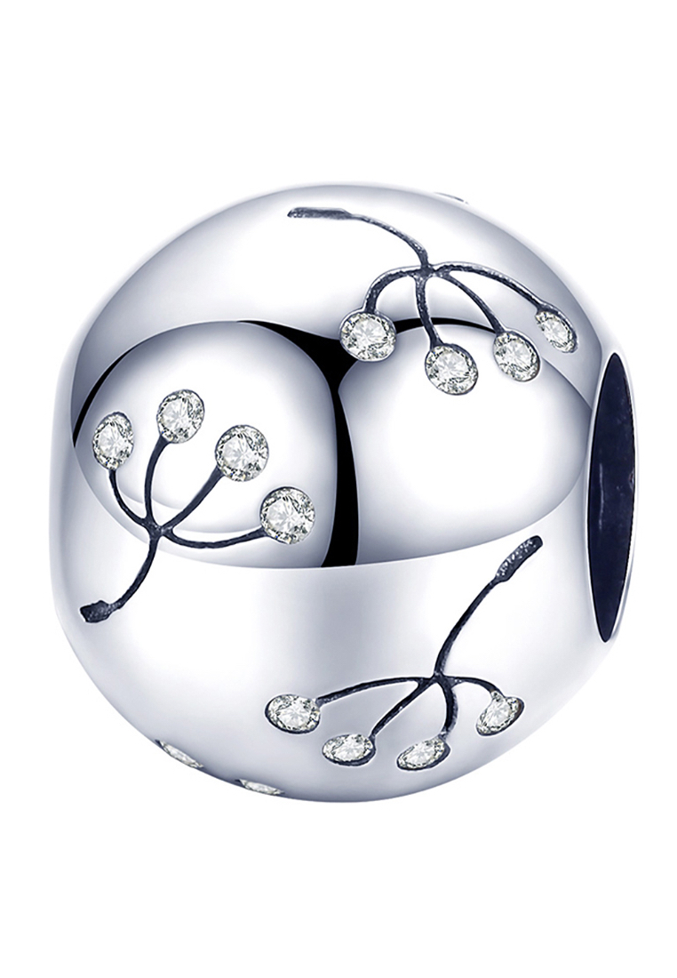 925 Signature Solid 925 Sterling Silver Dandelions Charm
