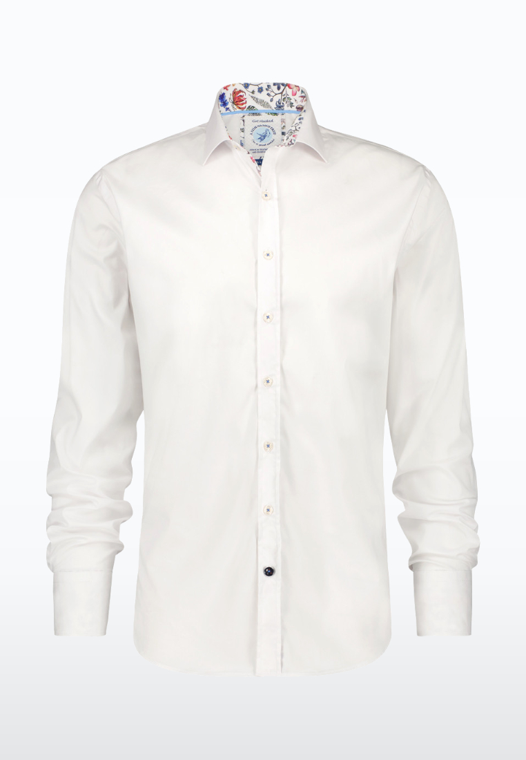 A Fish Named Fred NOS (Never Out of Stock Series) - Men Long Sleeve Shirt - Classic White