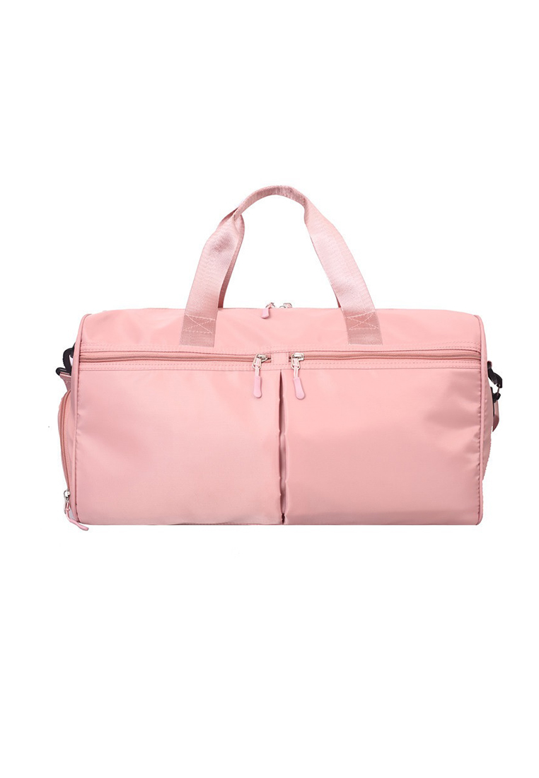 A FRENZ Sports Gym Bag, Travel Duffel bag with Wet Pocket & Shoes Compartment