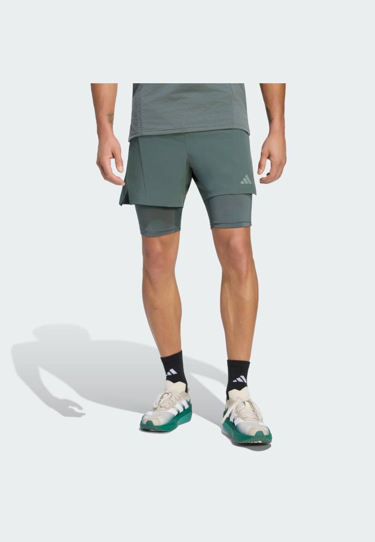 ADIDAS Gym & Training & Weightlifting D4T WORKOUT 2IN1 SHORTS Men Grey KT0650