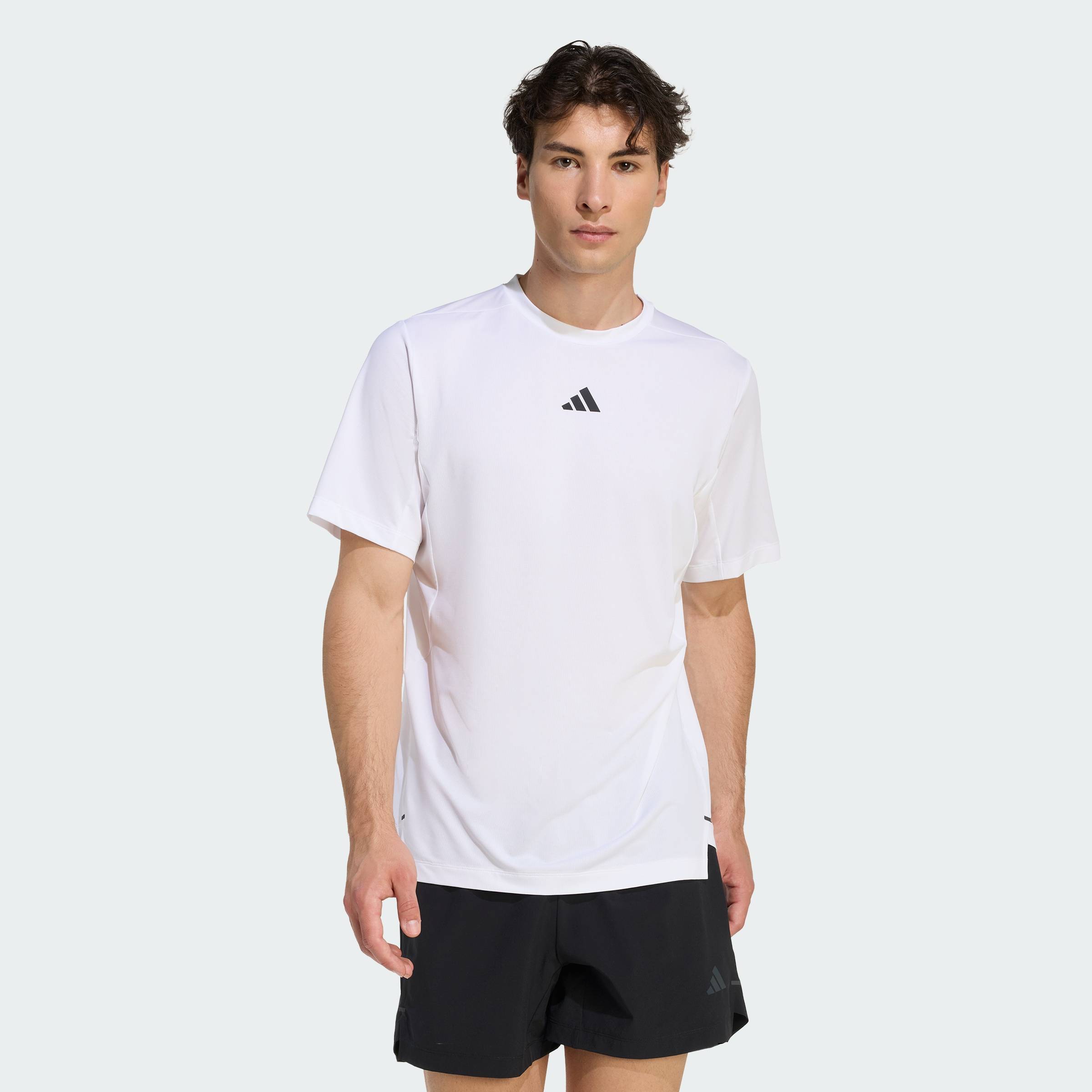 ADIDAS Gym & Training & Tennis & Padel Tennis D4T ESSENTIALS T-SHIRT Men White KE9934