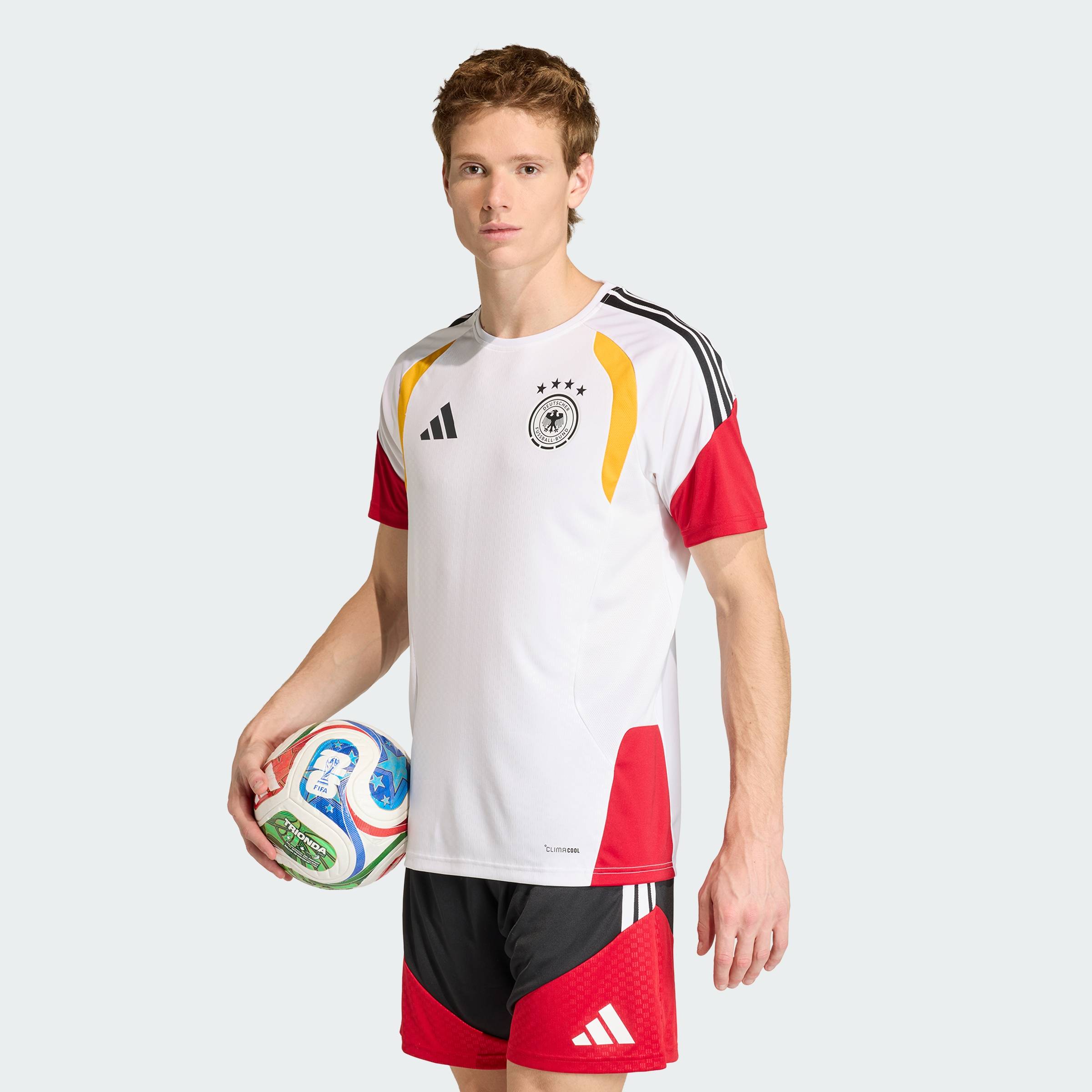 ADIDAS Football Germany 26 Tiro Training Jersey Men White KB4440