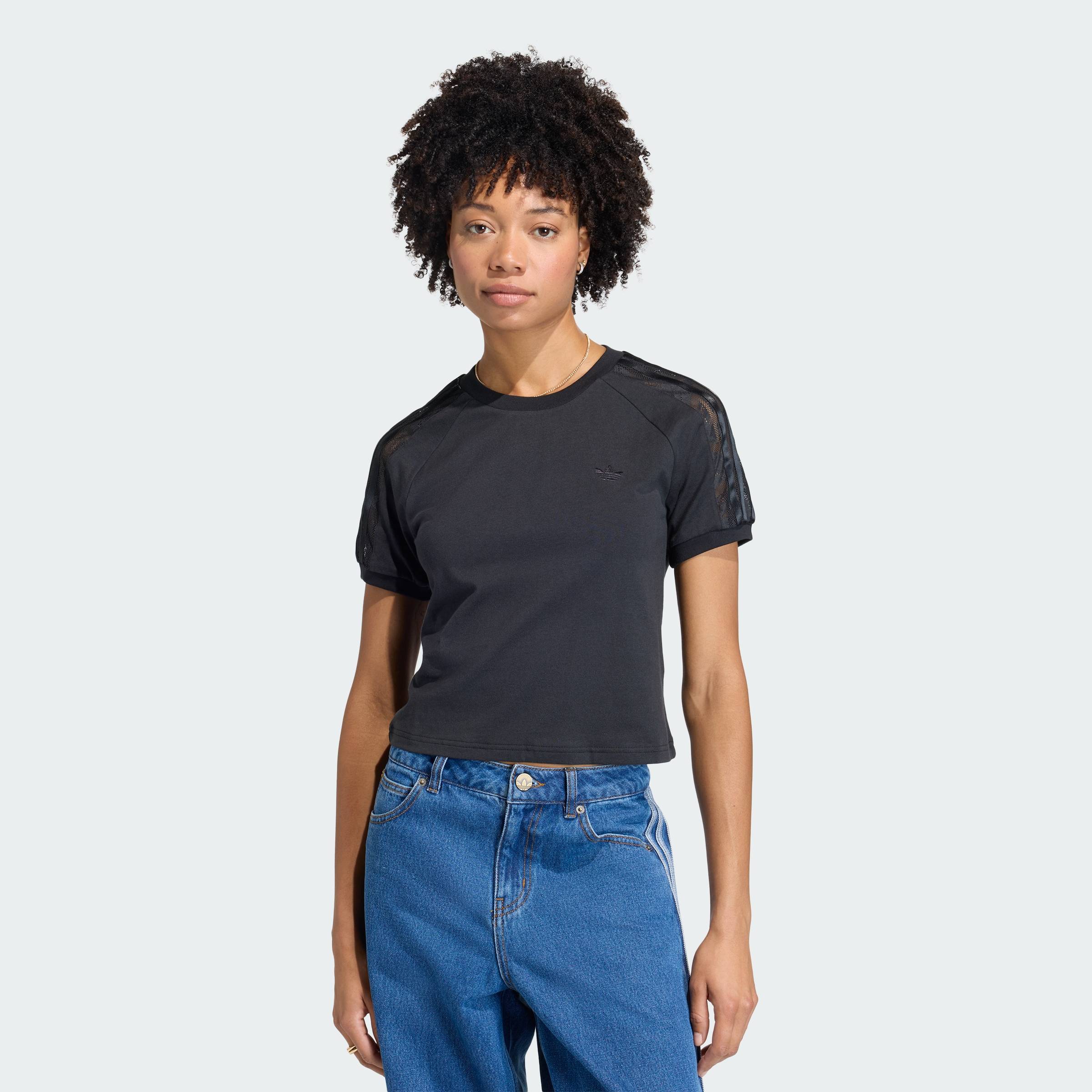 ADIDAS Lifestyle LACE CALI TEE Women Black KC8150