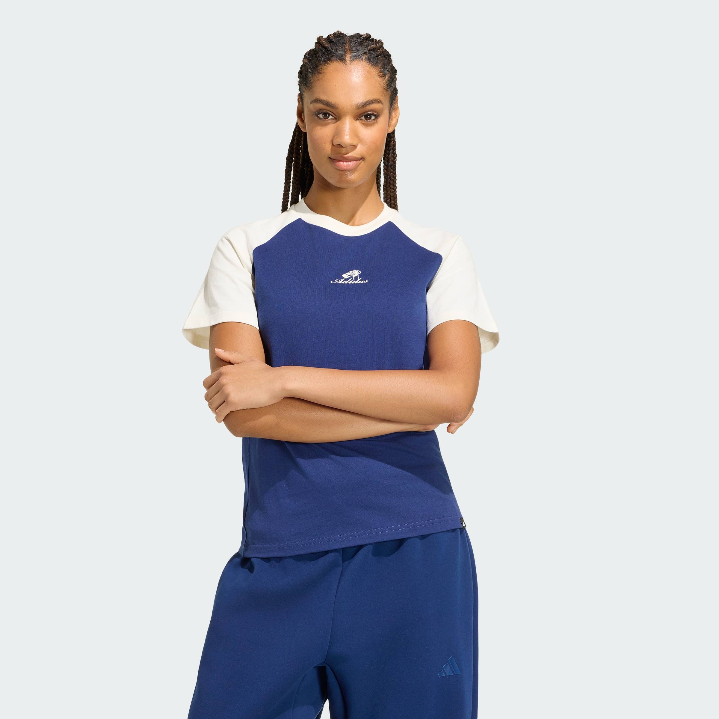 ADIDAS Ironic Slogan Raglan Graphic T-Shirt