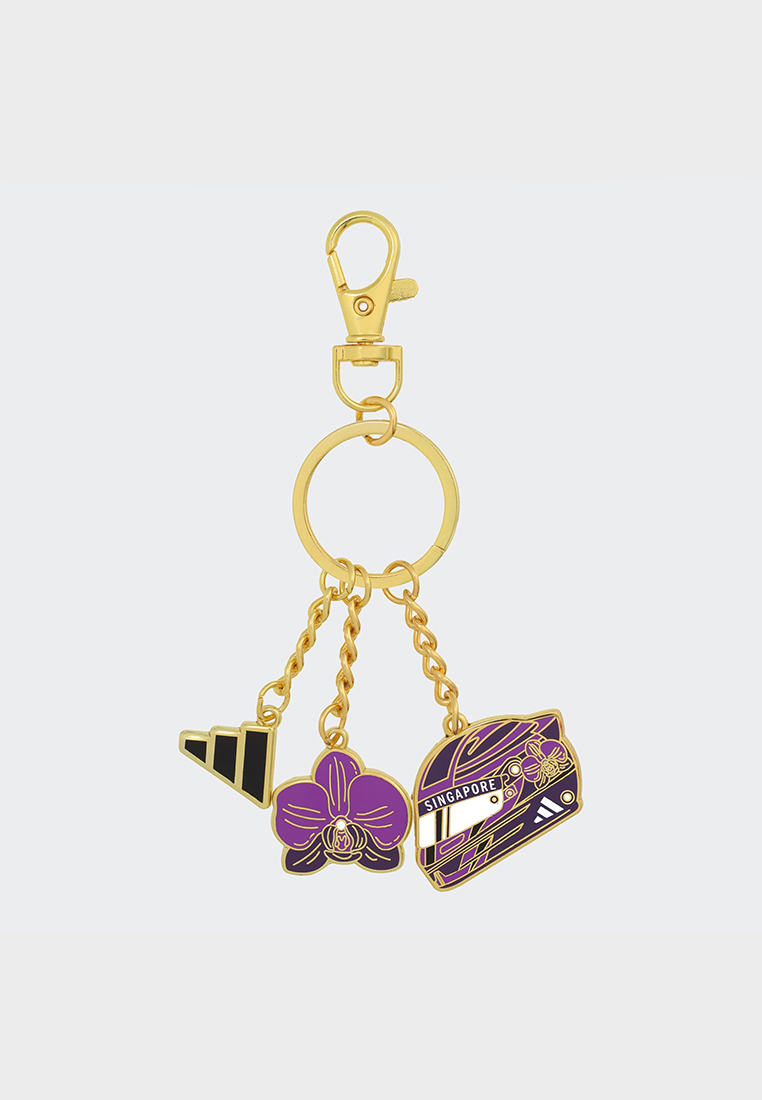 ADIDAS Singapore Orchid Motorsport Helmet Keychain