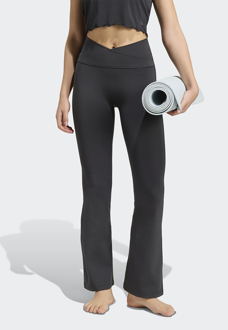 ADIDAS 3-Stripes Studio All Me Flare X-Over Leggings