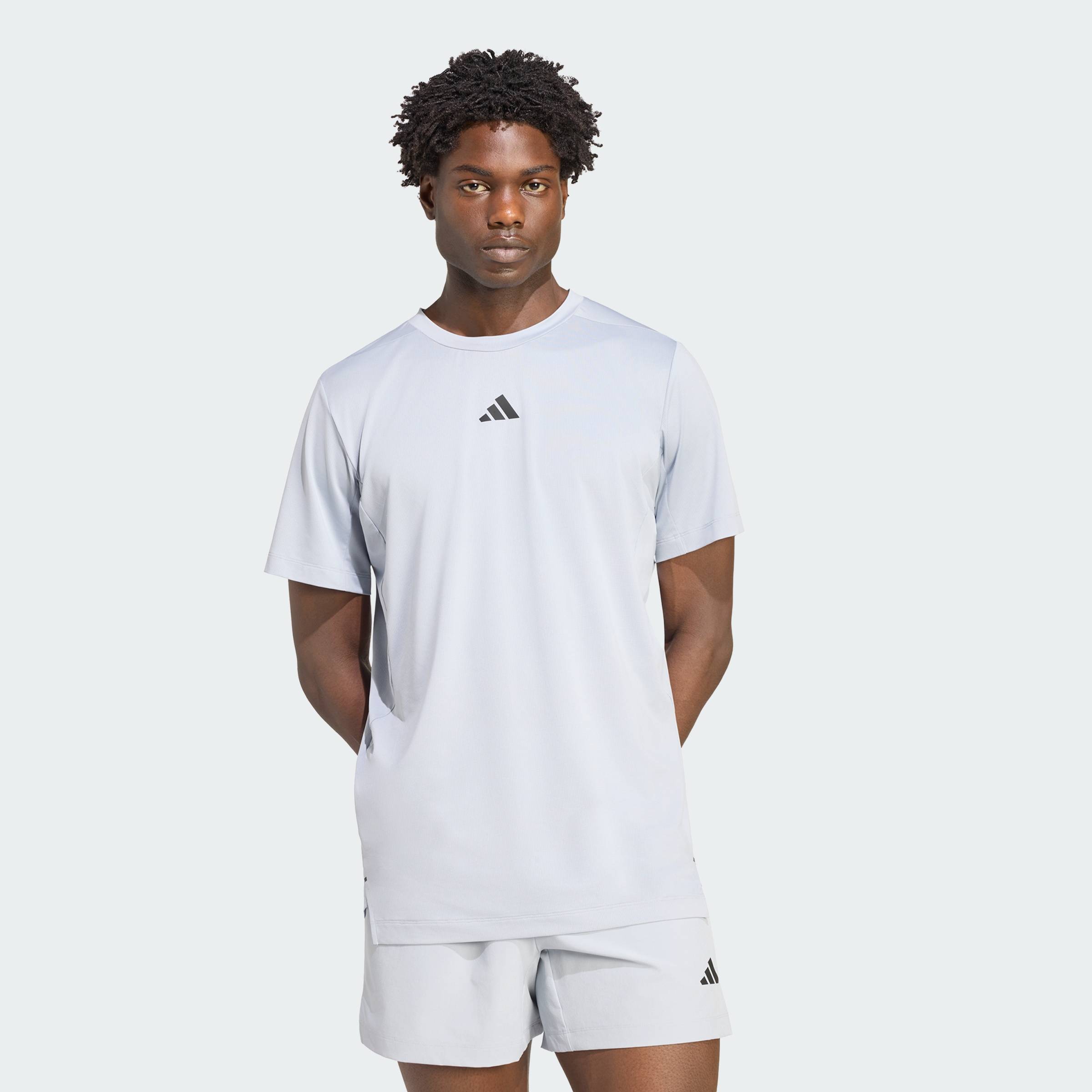 ADIDAS Gym & Training D4T ESSENTIALS T-SHIRT Men Grey IA4505