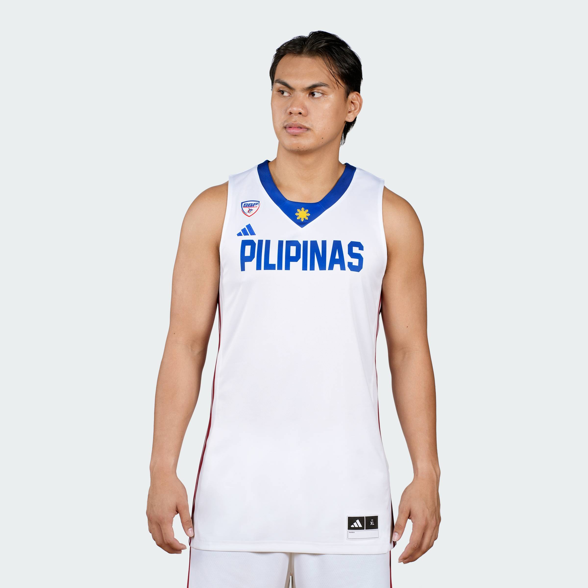 ADIDAS Basketball Gilas Authentic Jersey Men White KL6604