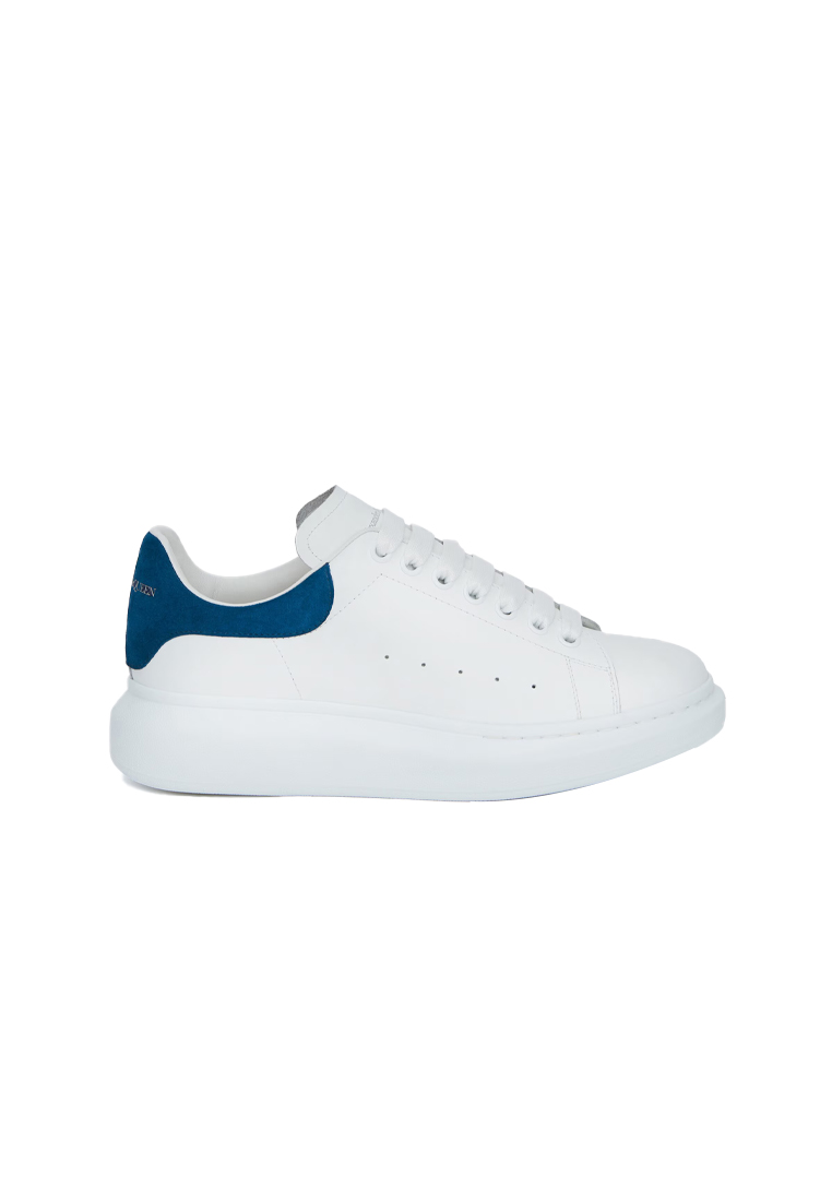 Alexander Mcqueen Men's Board Shoes in White with Blue 553680 WIAIH