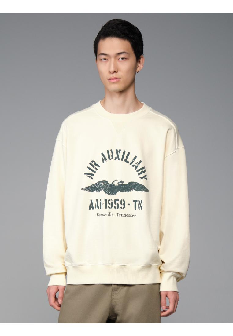 Alpha Industries Inc Essential Crew Relaxed Fit Sweatshirt (Aur Aux)