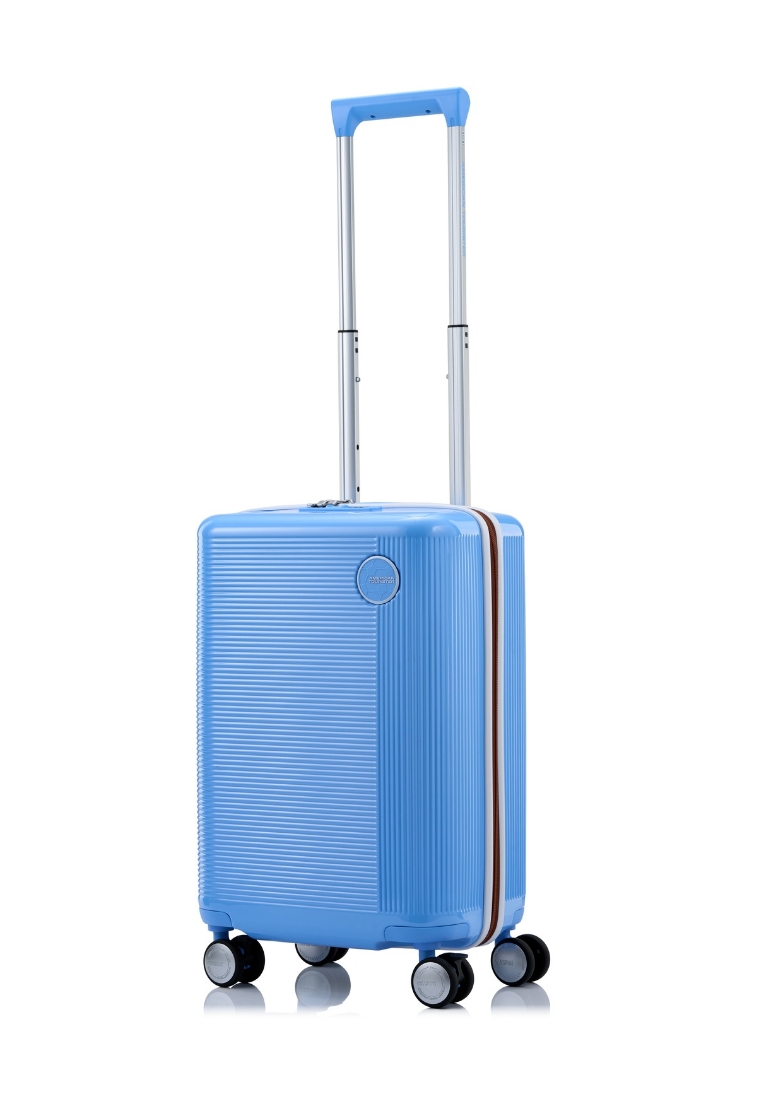 American Tourister GEMINA PRO SP55/20 TSA V2 - LIGHT BLUE/WHITE