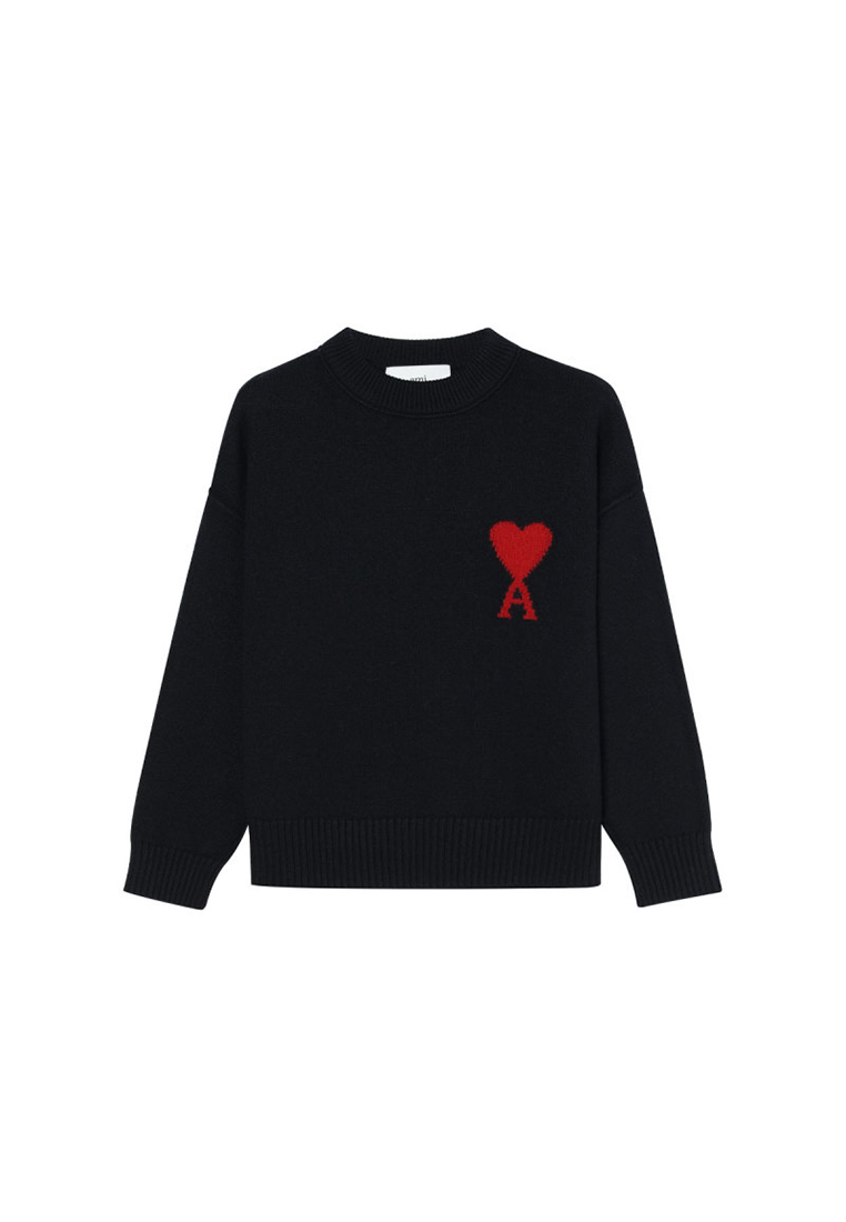 AMI Paris Women's Sweater in Black H25UKS838018