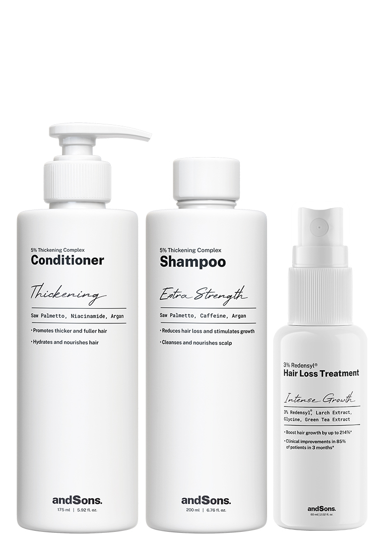 andSons Intense Hair Growth Trio Kit