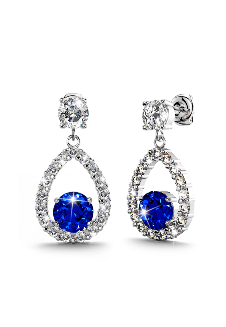 Annie Bloom Fenella Bloom Earrings in Sapphire