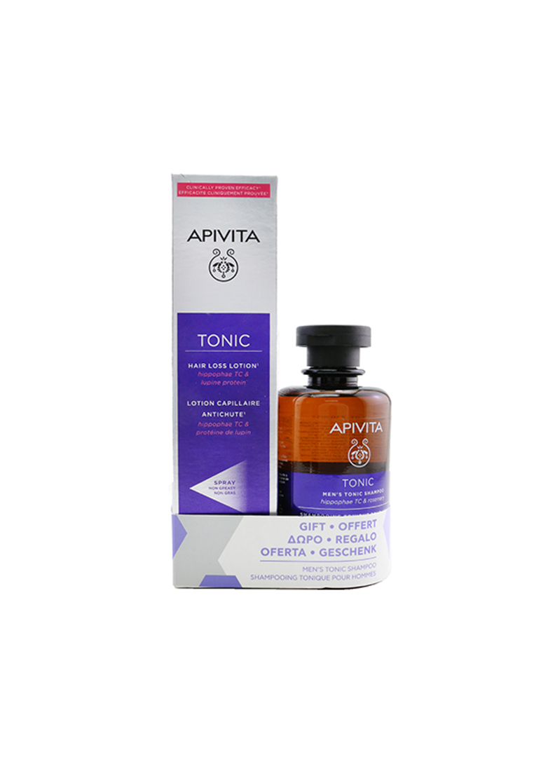 Apivita APIVITA - Hair Loss Lotion with Hippophae TC & Lupine Protein 150ml (Free: Men's Tonic Shamp