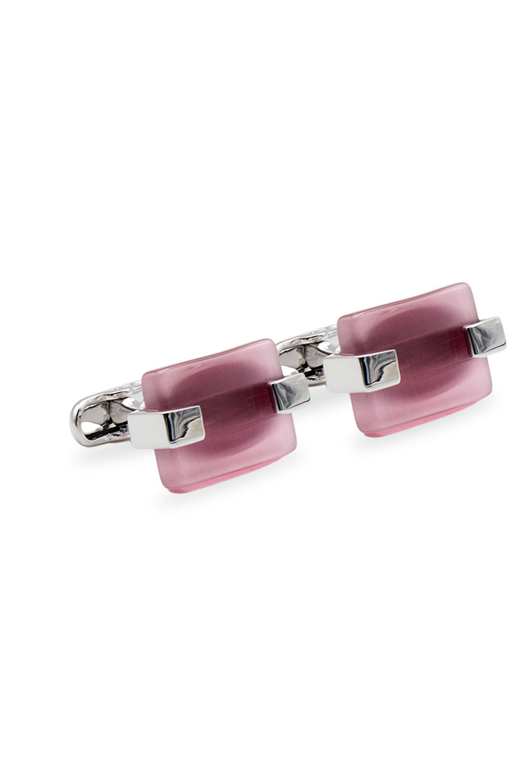 Arden Teal Araure Chrome Pink Acrylic Cufflink