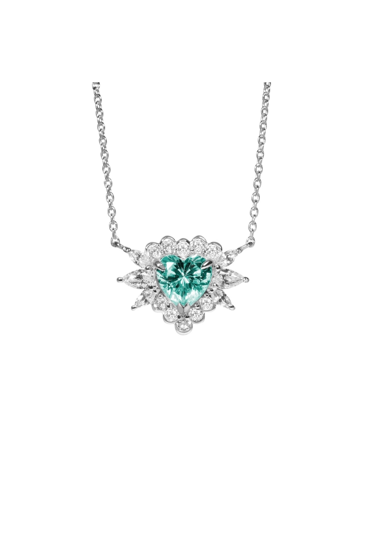 Arte Madrid Fresco Bubbles Soapy Green Necklace