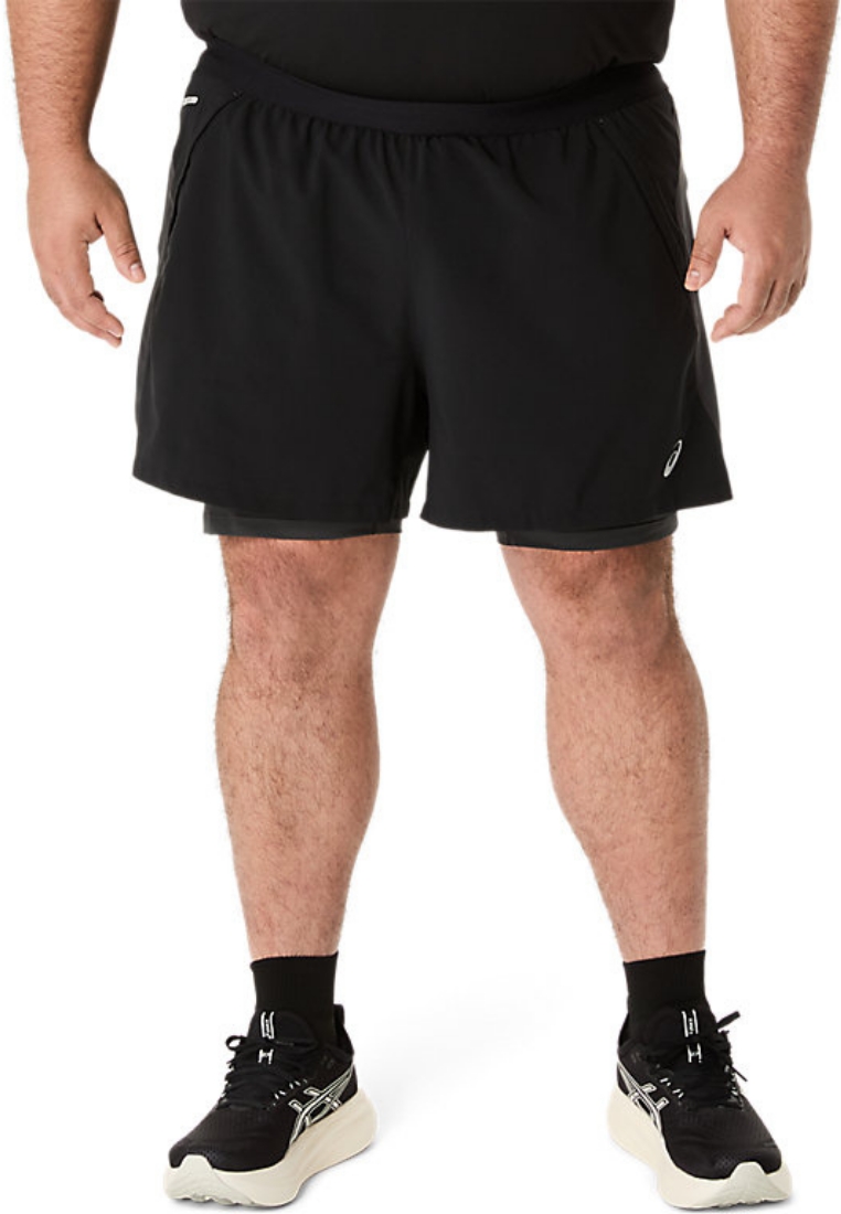 ASICS Road 2-n-1 5in Short Men (Black)