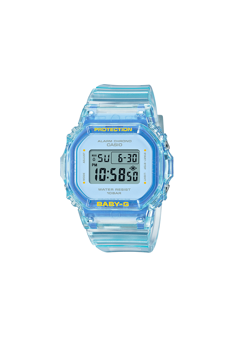 Baby-G BGD-565SJ-2 Women Digital Watch Blue Resin Strap