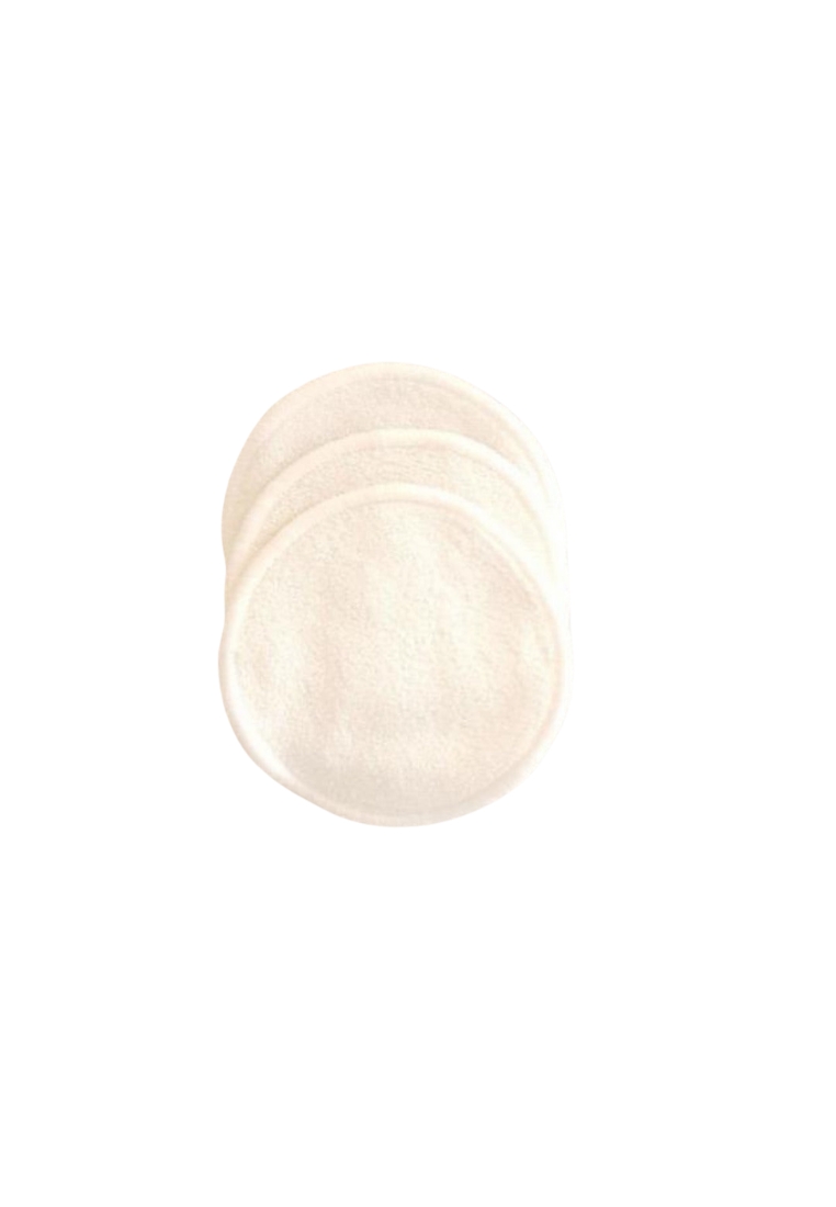 BeautyVault BEAUTYVAULT - Reusable Bamboo Cotton Pads (WHITE-10PCS)