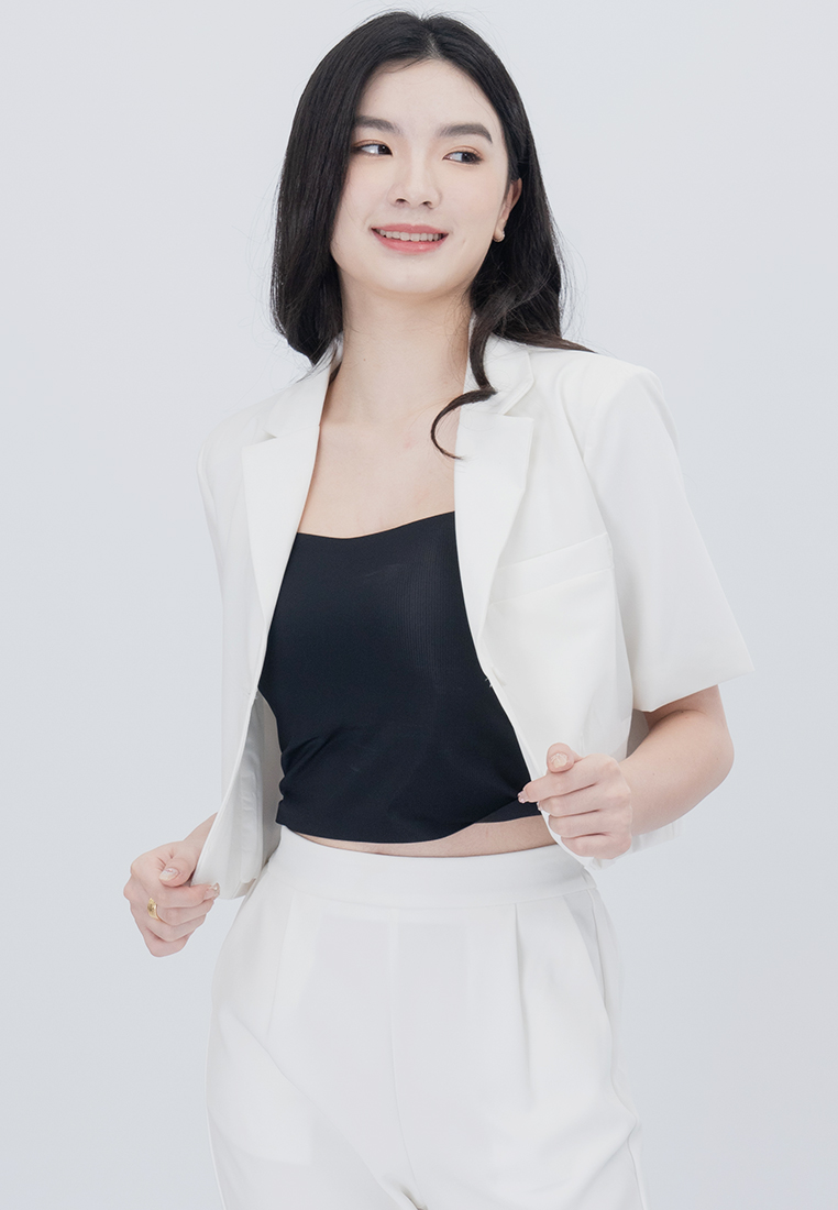 Bebebeige Blazer Coat/Jackets On&Off Button With Short Sleeve