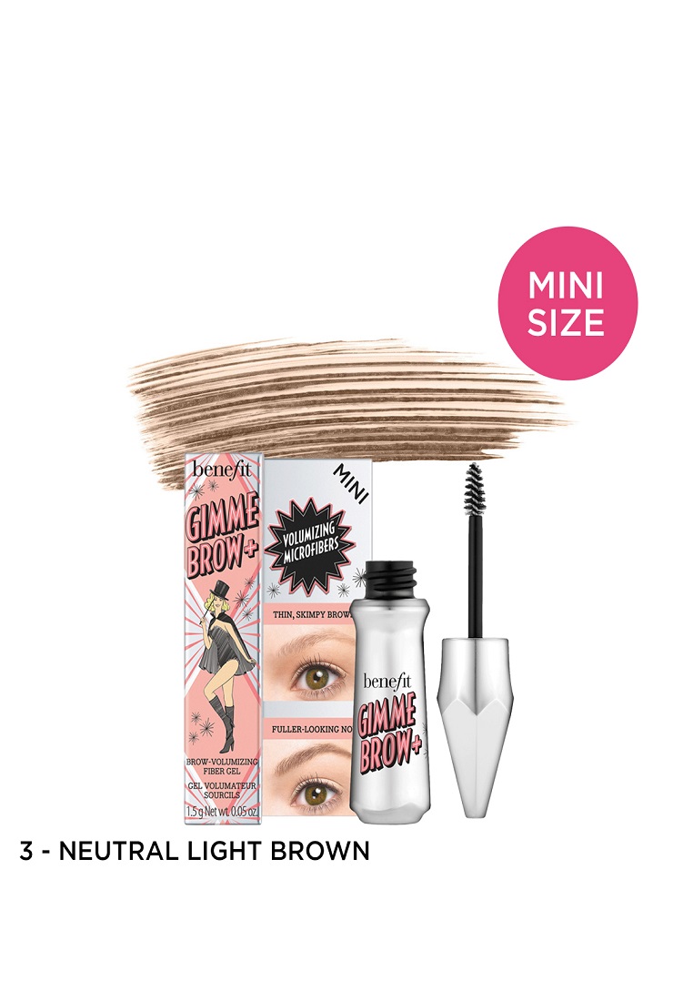 Benefit Benefit Gimme Brow+ Tinted Volumizing Eyebrow Gel #3 (Warm Light Brown) Mini 1.5g
