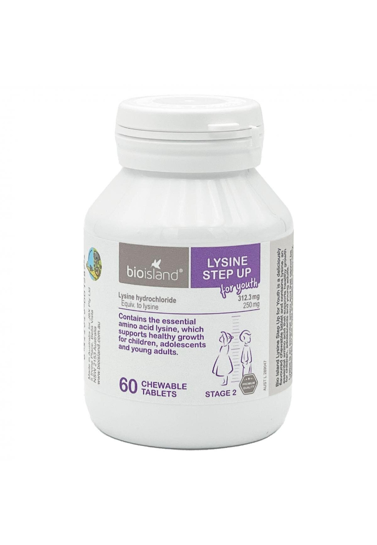 Bio Island BIO ISLAND- LYSINE STEP UP FOR YOUTH 60 Tablets