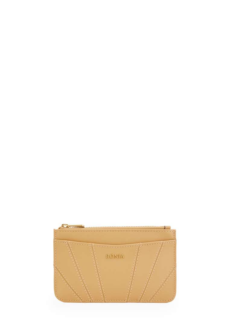 BONIA Bonia Medium Brown Liana Card Holder with Keychain