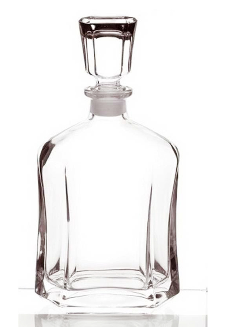 Bormioli Rocco 700ml Capitol Decanter / Liquor &amp; Whisky Decanter with Stopper / Classic Italian Glassware / Whisky &amp; Liquor Drinkware / Glass Decanter / Liquor and Whisky Glass Bottle with Stopper