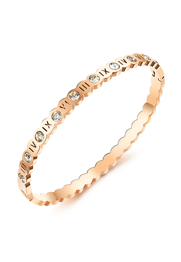 Bullion Gold Roman Empress Bangle