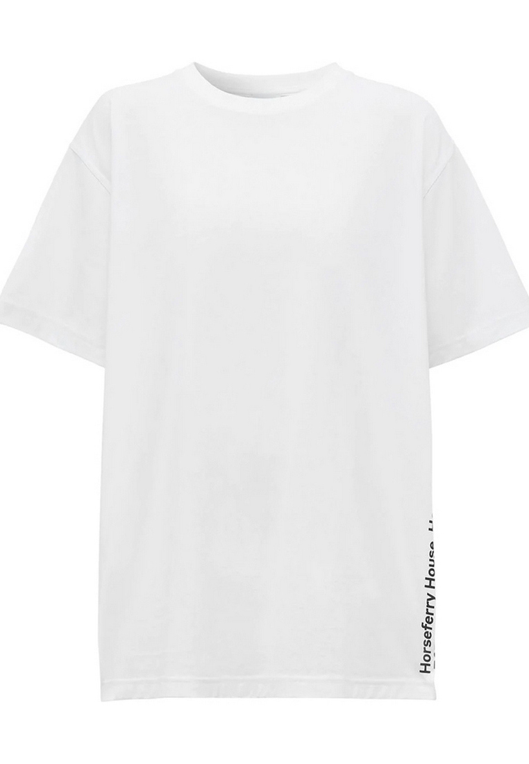 Burberry Coordinates Print T-Shirt in White