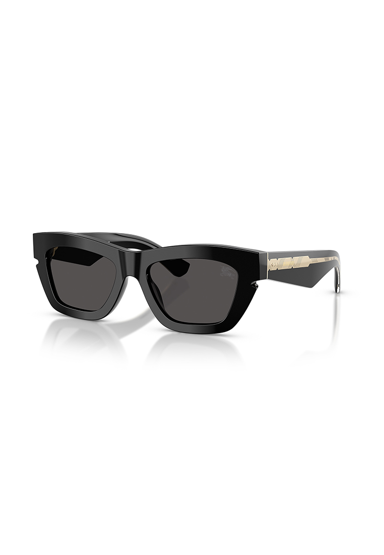 Burberry Women Cat Eye Frame Black Sunglasses, UV Protection - BE4454F