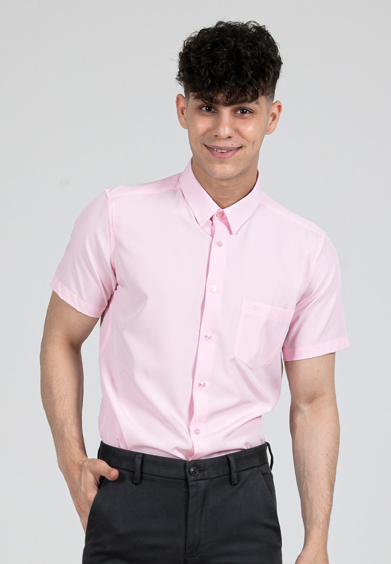 Byford Byford Short Sleeve Slim Fit - 3424001A-71LightPink