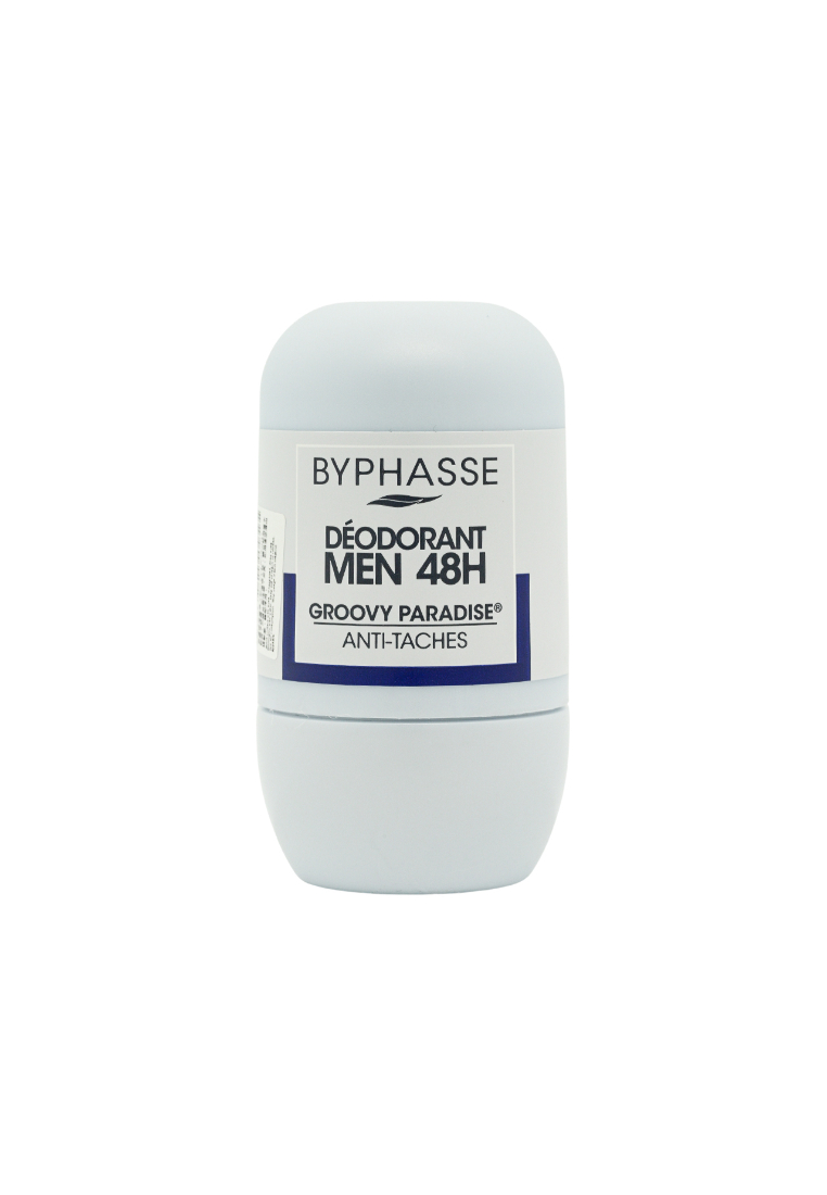 Byphasse Byphasse 48H Men Deodorant Roll-On,Groovy Paradise 50ml