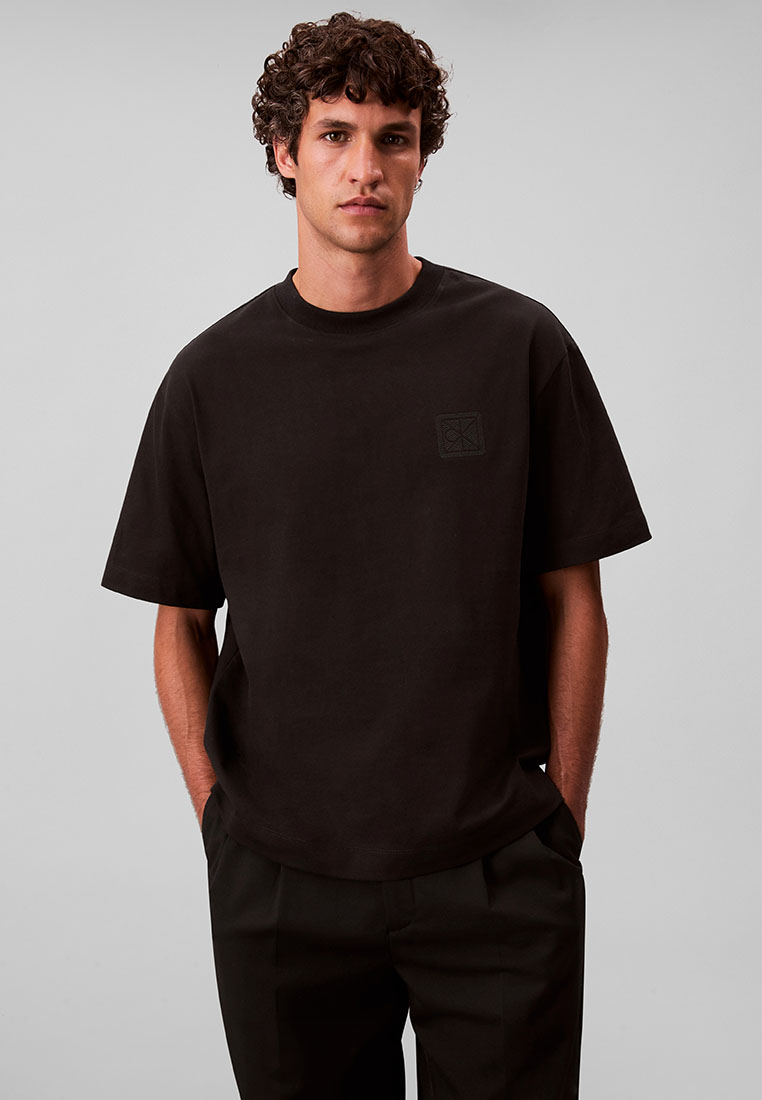 Calvin Klein Ss Ck Emblem Patch Tee - Calvin Klein Jeans