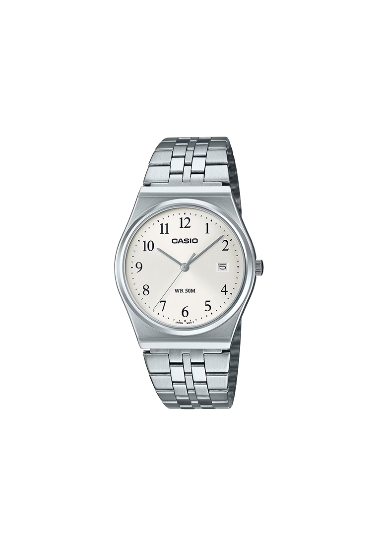 CASIO MTP-B145D-7BV Men Analog Watch Stainless Steel Band