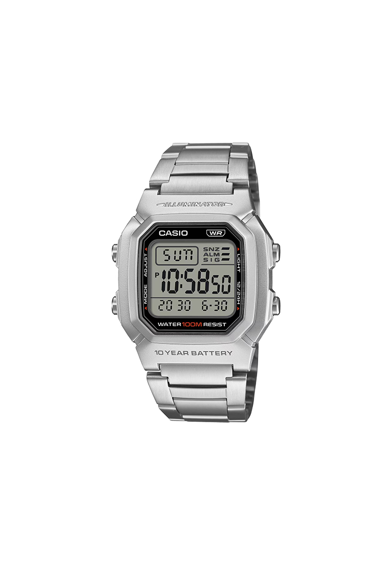 CASIO W-800HD-1AV Unisex Digital Watch Stainless Steel Band