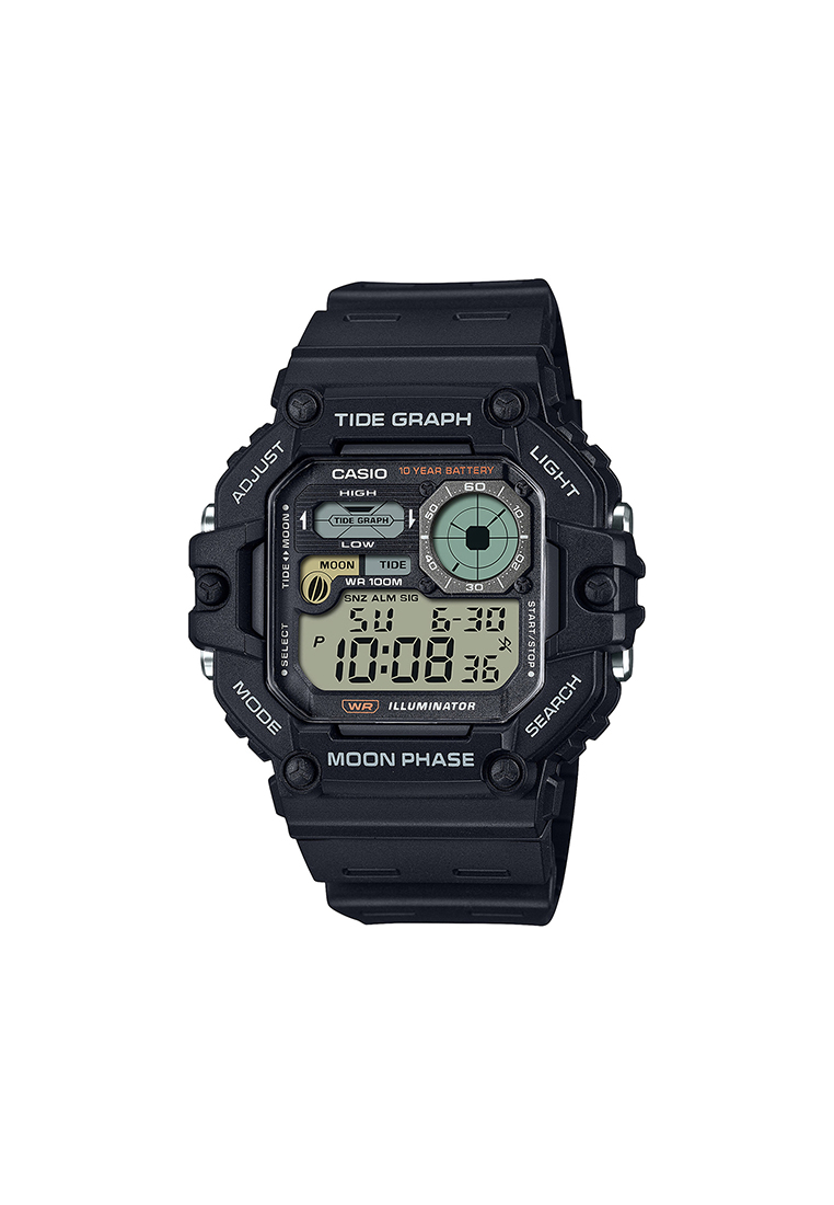 CASIO Men's Digital Watch WS-1700H-1A Black Resin Strap Sport Watch