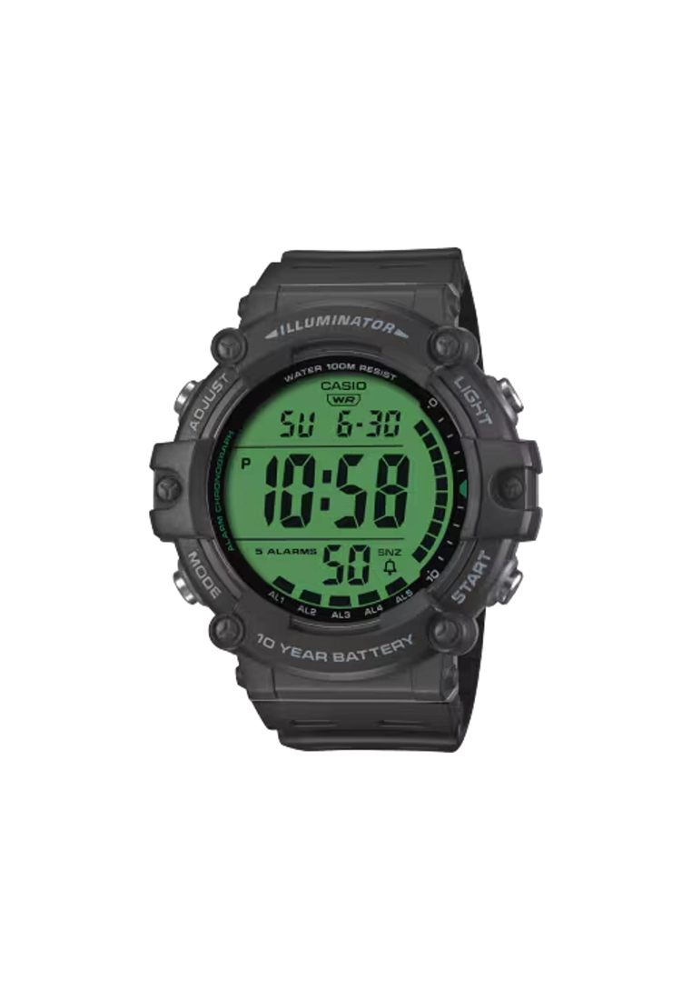 CASIO AE-1500WHC-1AV Men Digital Watch Black Resin Band