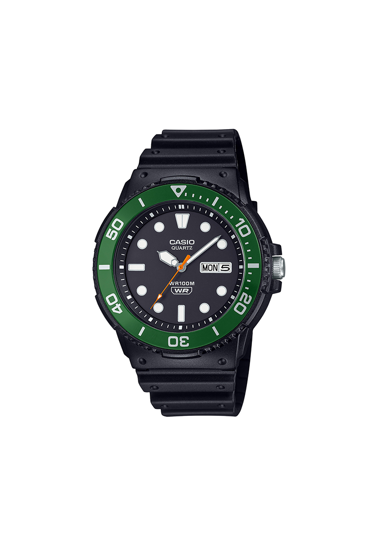 CASIO MRW-230H-1E3V Men Analog Watch Black Resin Strap
