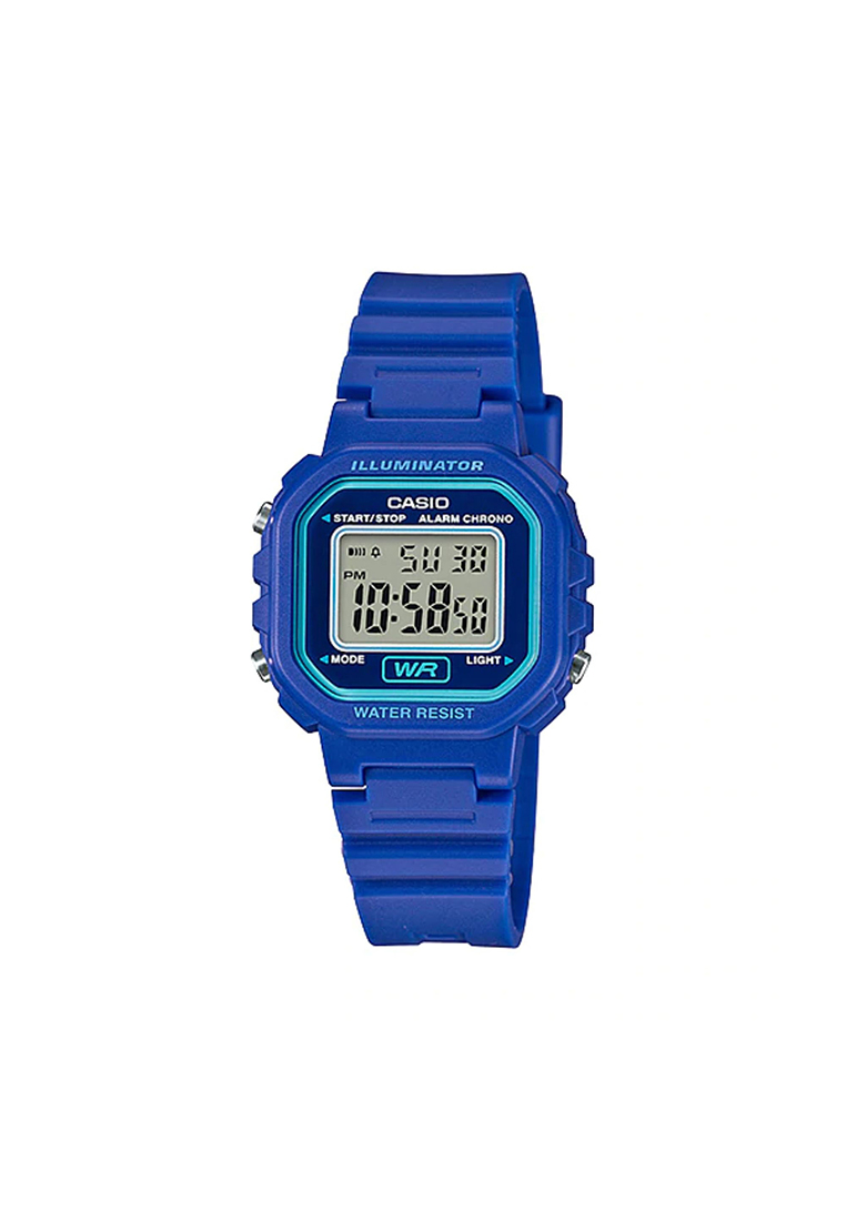 Casio Watches Kids Digital Watch LA-20WH-2A Blue Resin Band Watch for Kids