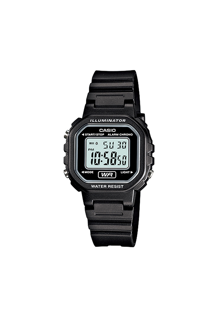 Casio Watches Kids Digital Watch LA20WH-1A Black Resin Band Watch for kids