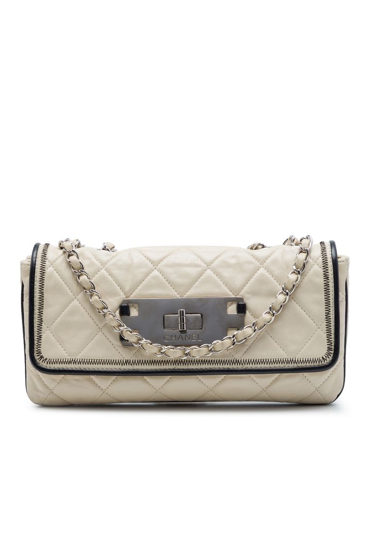 Chanel Pre-Loved Chanel Quilted Aged Lambskin Reissue 2.55 East West Flap