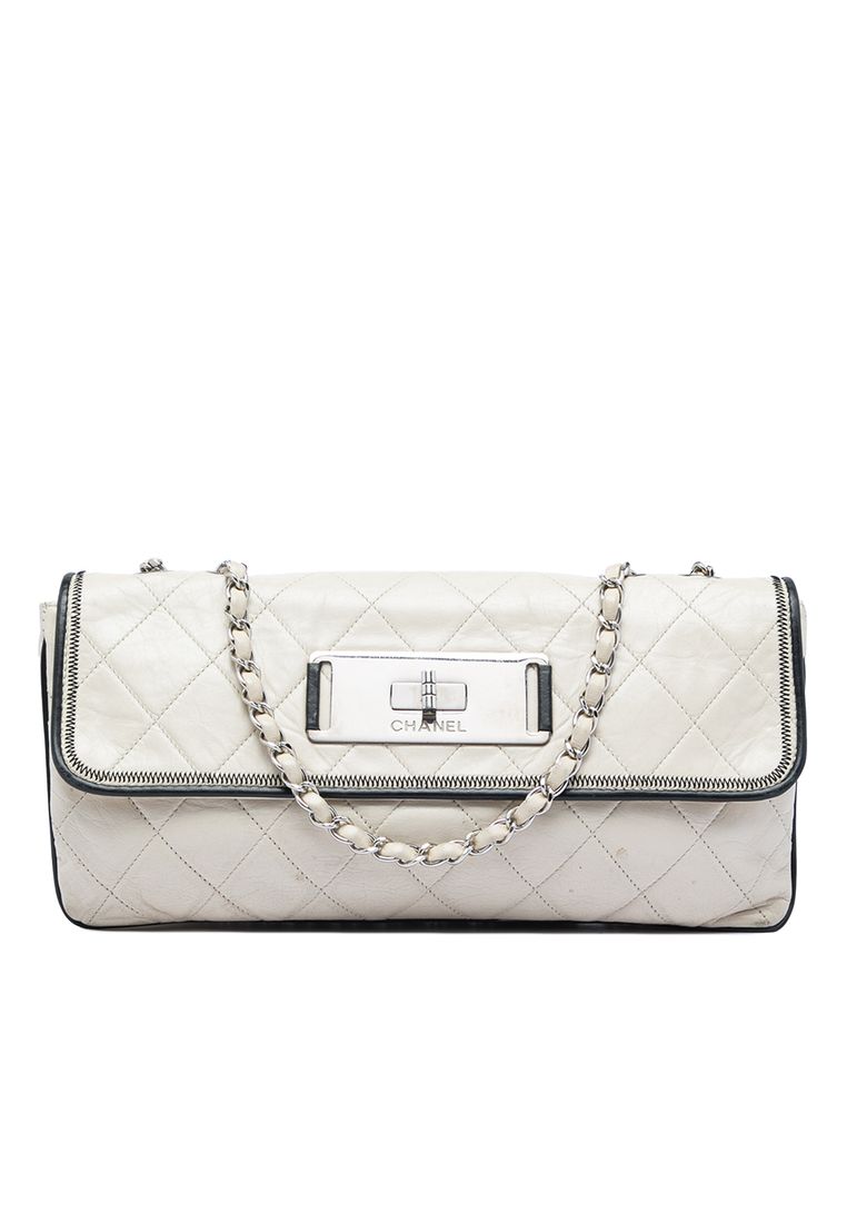 Chanel Pre-Loved Chanel Quilted Aged Lambskin Reissue 2.55 East West Flap