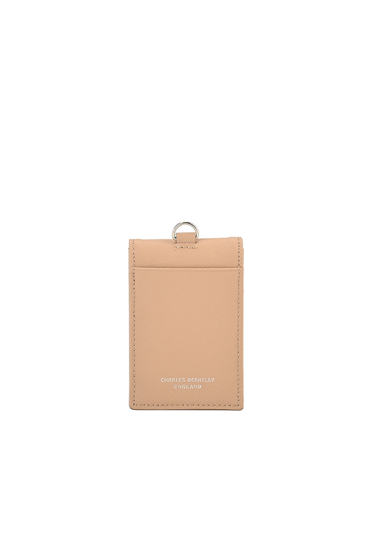 Charles Berkeley Bespoke Lanyard ID Card Holder XY-2526 - Khaki