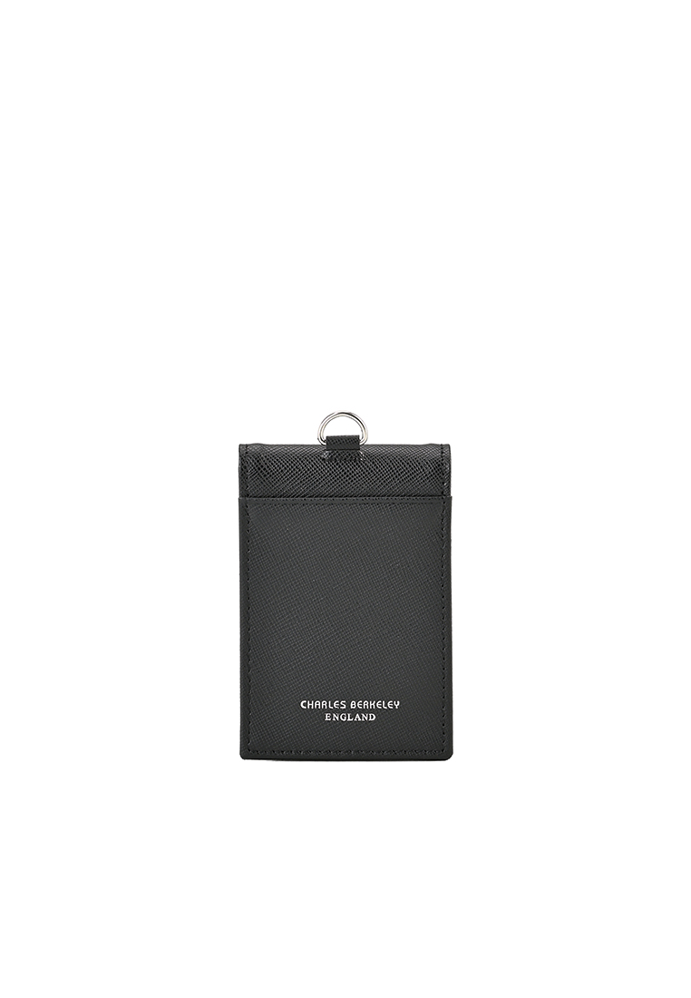Charles Berkeley Bespoke Lanyard ID Card Holder XY-2526 - Black