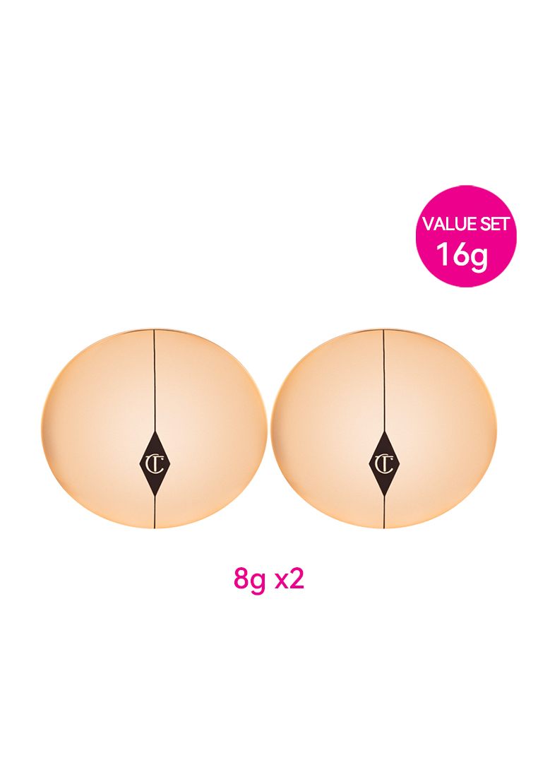 CHARLOTTE TILBURY CHARLOTTE TILBURY Airbrush Flawless Finish Pow, 1 Fair 8g x2